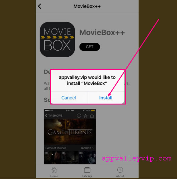 moviebox app from AppValley