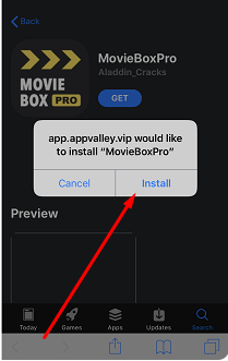 Install MovieBox Pro VIP App