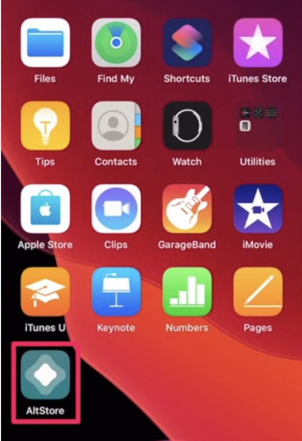 AltStore App Installed on iOS